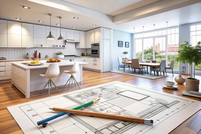 skica tlocrta otvorenog prostora