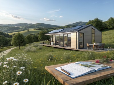 mobilna kuća u hrvatskom krajoliku